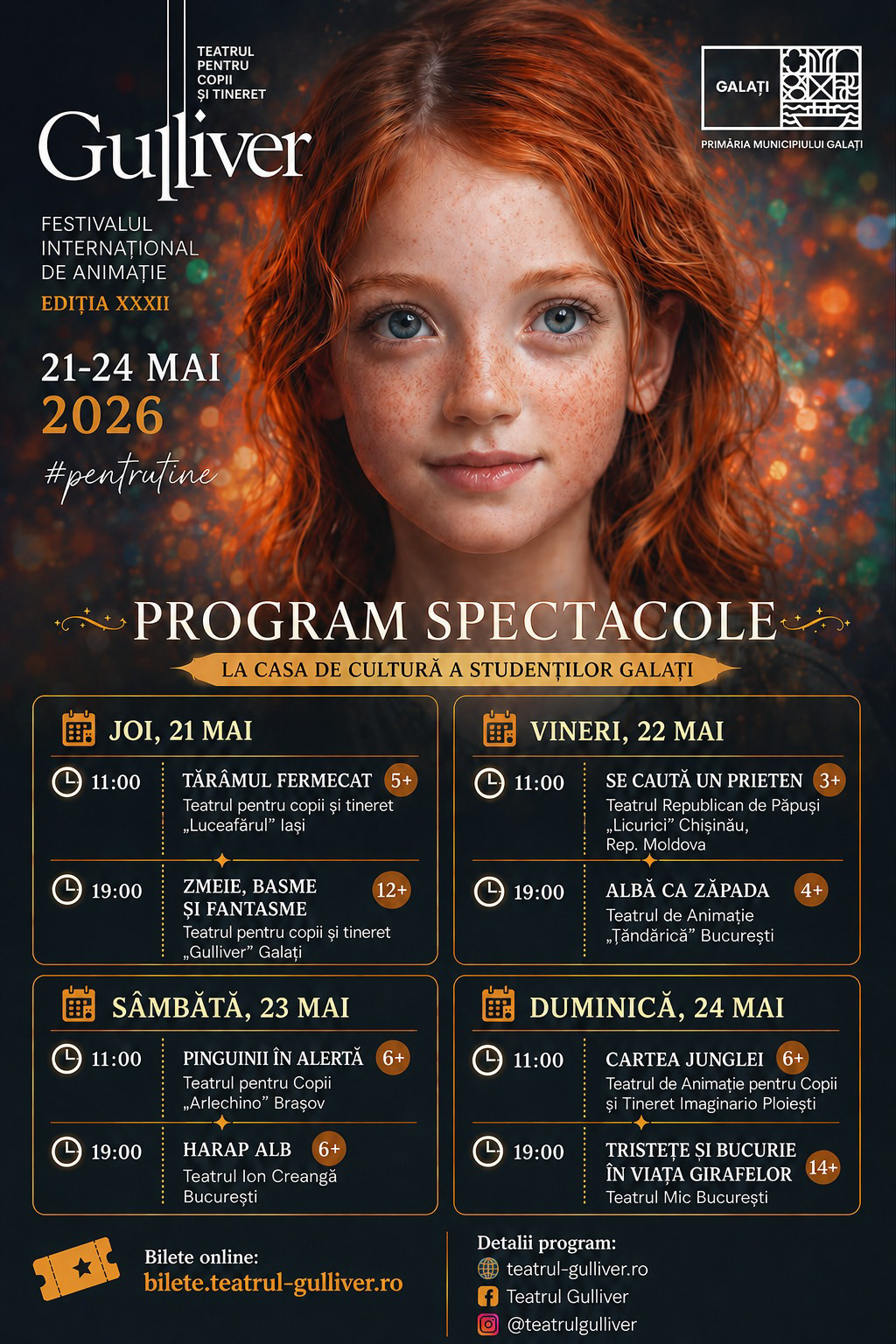 Se apropie Festivalul Internațional de Animație ”Gulliver” 2026